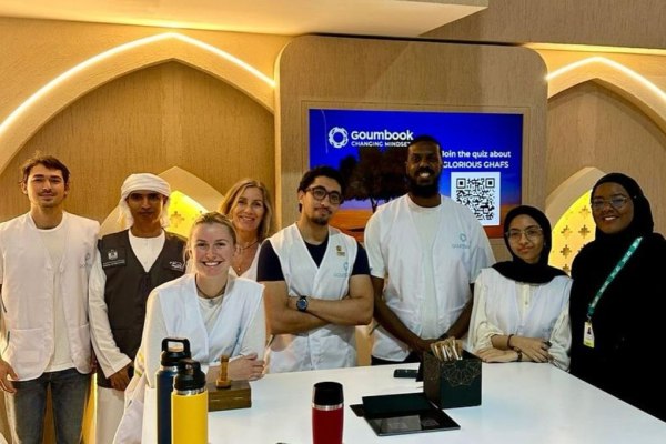 Goumbook hosted three booths at COP28 in partnership with Ministry of Education, showcasing campaigns on environmental protection and climate action.